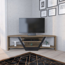 Sares TV Unit Walnut Black