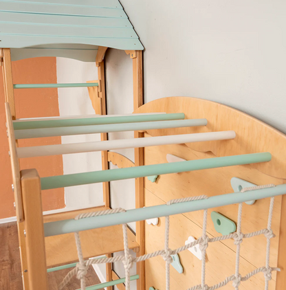 Indoor Tower: Climbing Wall and Net Rope