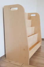 WOODEN Montessori bookshelf