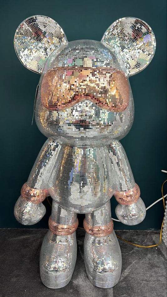Silver & Gold Color Bear Brick