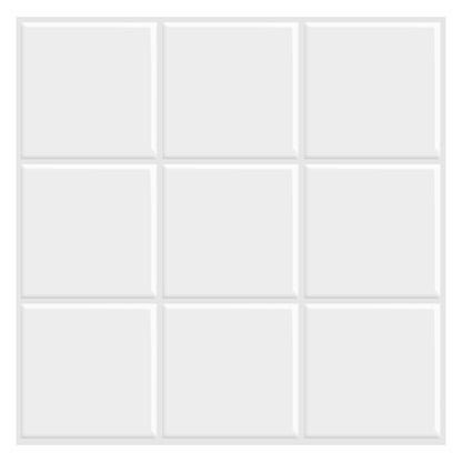 Large Saquare White Vinyl Tile