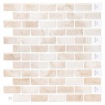 Beige Stone Pattern Strip Vinyl Tiles T80121