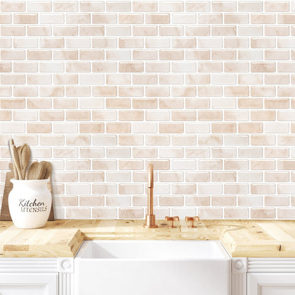Beige Stone Pattern Strip Vinyl Tiles T80121