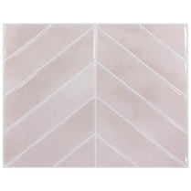 Chevron Pink Marble Vinyl Tile