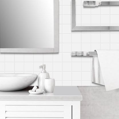 Large Saquare White Vinyl Tile