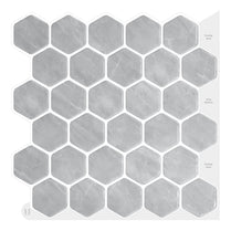 1.2 mm Glue Peel and Stick Dark Grey Vinyl Wall Tile Home Decor Bathroom Living Room TSQS80