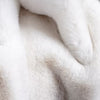 Close-up of white fur texture