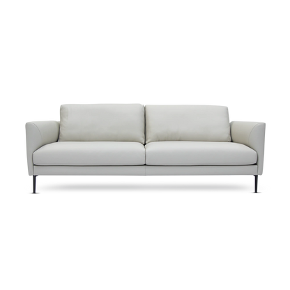 White sofa on a white background