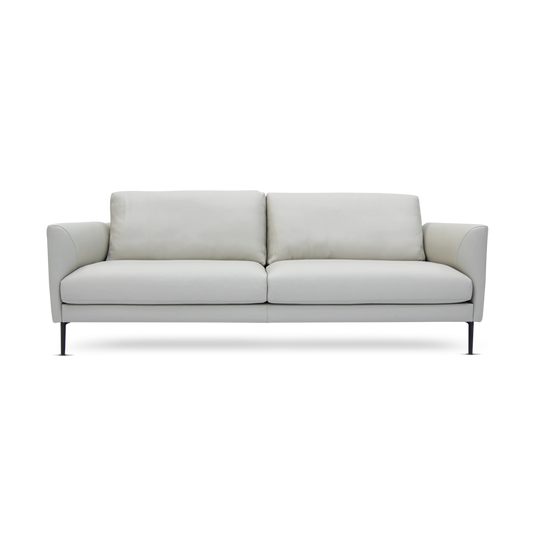 White sofa on a white background