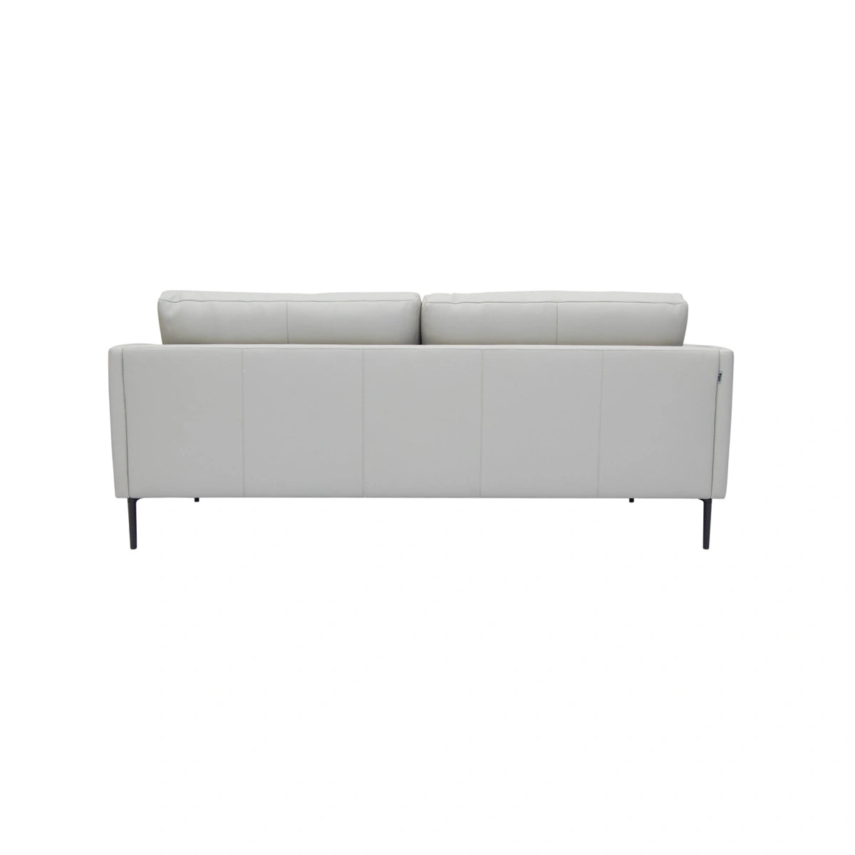 Gray sofa on a white background