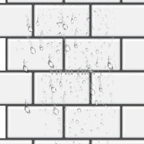 Thick 1.6mm 12 X 12 Inch Peel And Stick White With Dark Grey Grout Brick Vinyl Wall Tile Home Decor VP101