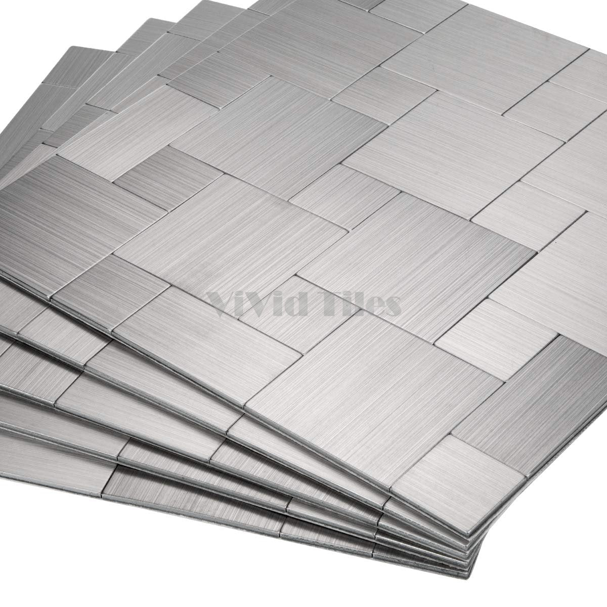Square Stainless Mosaic Composite Tile WJ-01