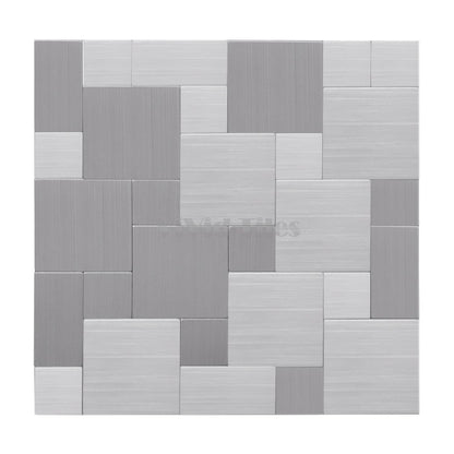Square Stainless Mosaic Composite Tile WJ-01
