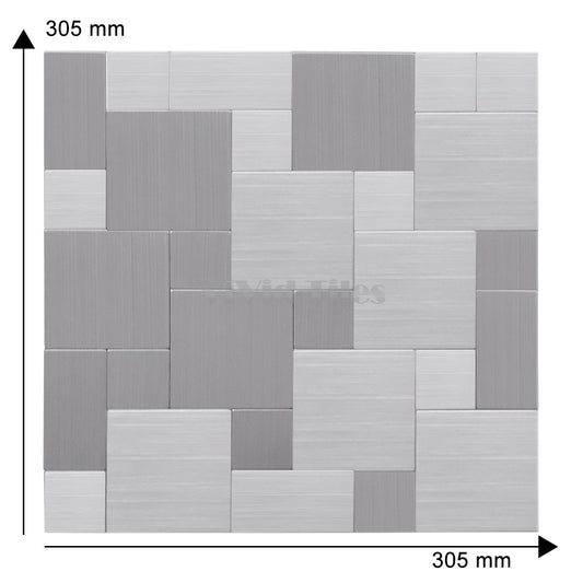 Square Stainless Mosaic Composite Tile WJ-01