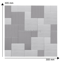 Square Stainless Mosaic Composite Tile WJ-01