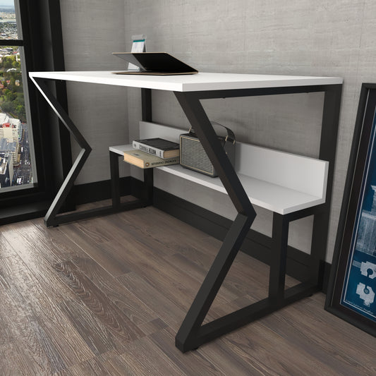 Wake Computer Desk Black White
