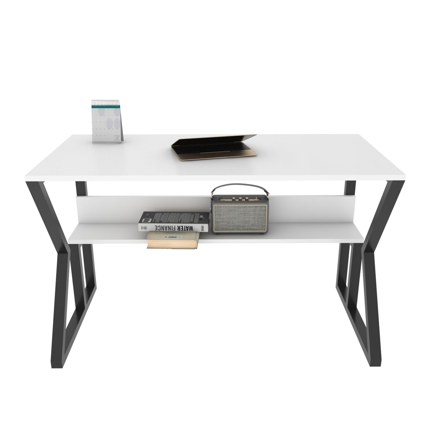 Wake Computer Desk Black White
