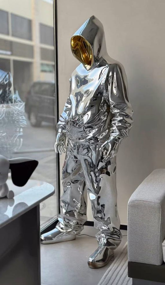 Shiny man figurine