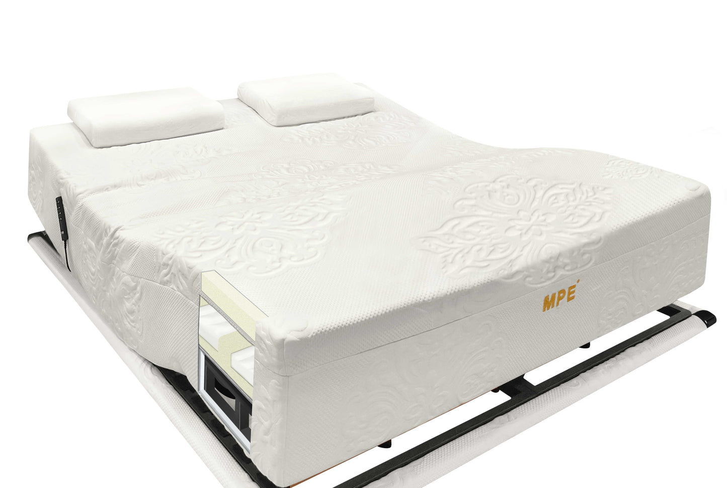 AI Mattress A2335 AI real-time Automatic Adjustment of firmness Bed by MPE Smart Bed | Souqify