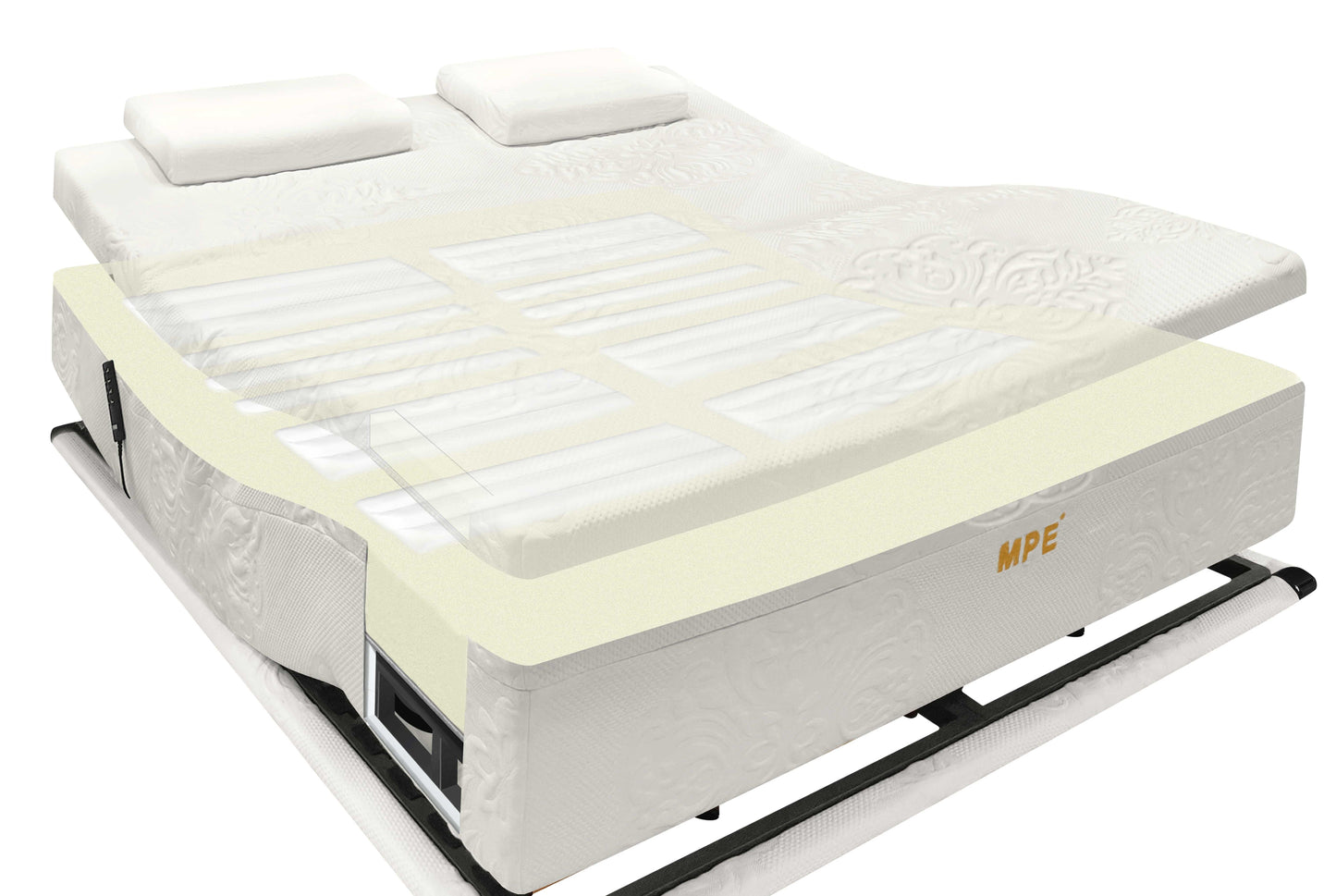 AI Mattress A2335 AI real-time Automatic Adjustment of firmness Bed by MPE Smart Bed | Souqify