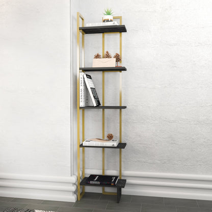 Alice Metal Bookcase BENDIRE GOLD by DECOROTIKA | Souqify