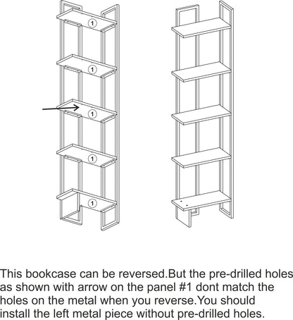 Alice Metal Bookcase BENDIRE GOLD by DECOROTIKA | Souqify