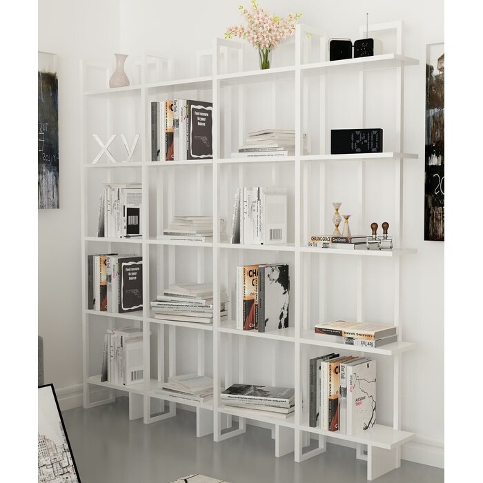 Alice Metal Bookcase-White by DECOROTIKA | Souqify