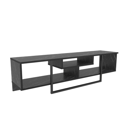 Asal 150 cm TV Unit Bendire and Black by DECOROTIKA | Souqify