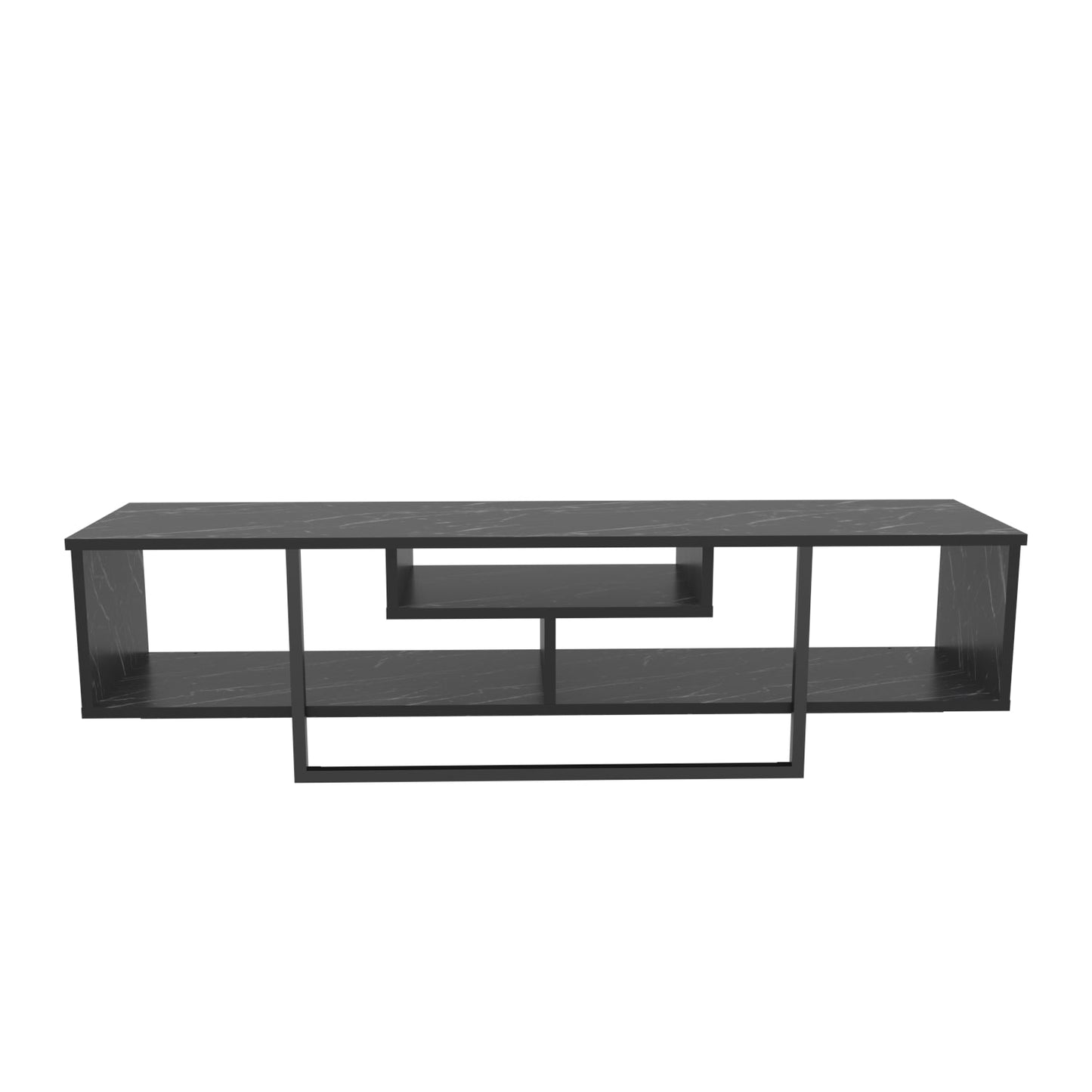 Asal 150 cm TV Unit Bendire and Black by DECOROTIKA | Souqify