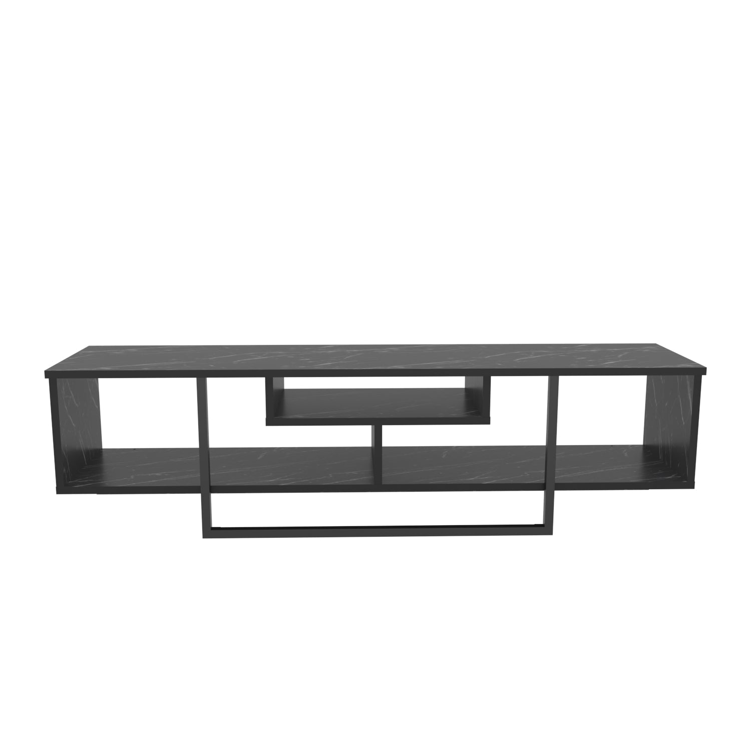 Asal 150 cm TV Unit Bendire and Black by DECOROTIKA | Souqify