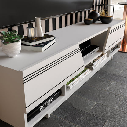 Aspatria TV Unit - White by DECOROTIKA | Souqify