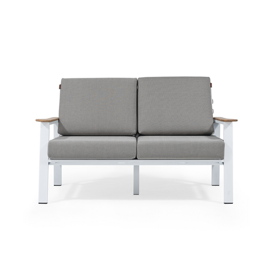 August 2 Seater ALLUMINIUM, 142 CM by SANCREA | Souqify