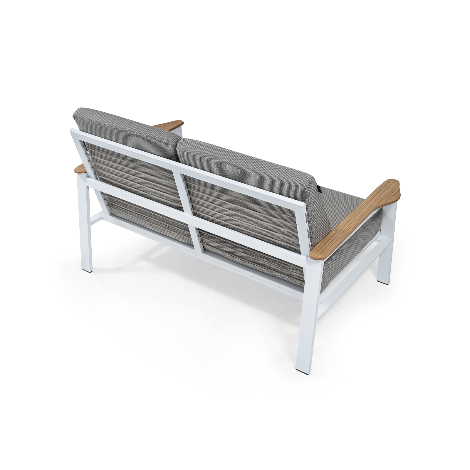 August 2 Seater ALLUMINIUM, 142 CM by SANCREA | Souqify