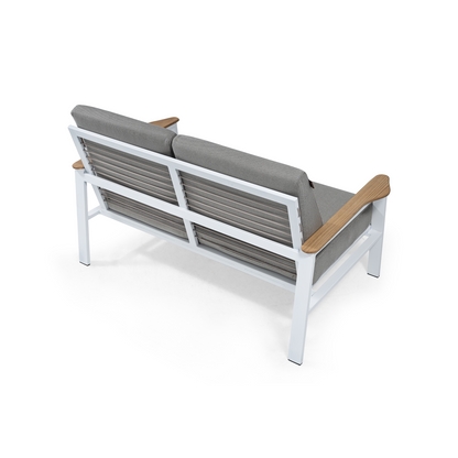 August 2 Seater ALLUMINIUM, 142 CM by SANCREA | Souqify