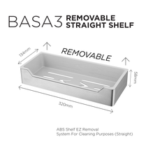 BASA3 - Removable Straight Shelf Series - Bathroom Accessories by TUSCANI | Souqify