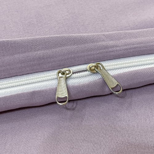 Basic King size 6 pieces, Luna Home Premium Quality Duvet Cover Set. Lavender color. by 5 | Souqify