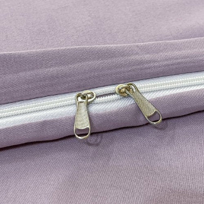 Basic King size 6 pieces, Luna Home Premium Quality Duvet Cover Set. Lavender color. by 5 | Souqify