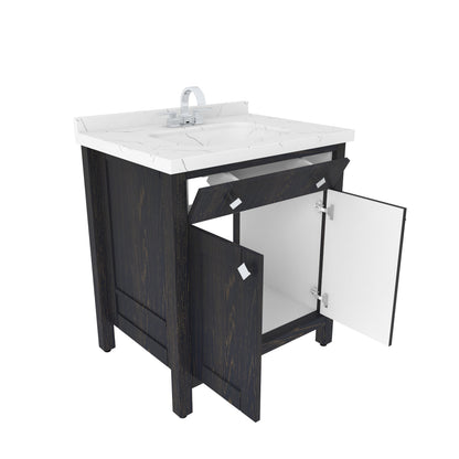 Bathroom Vanity Kardelen Bathroom Vanity-BV31DB01 Dark Blue 87 X 68 X 110 by DECOROTIKA | Souqify