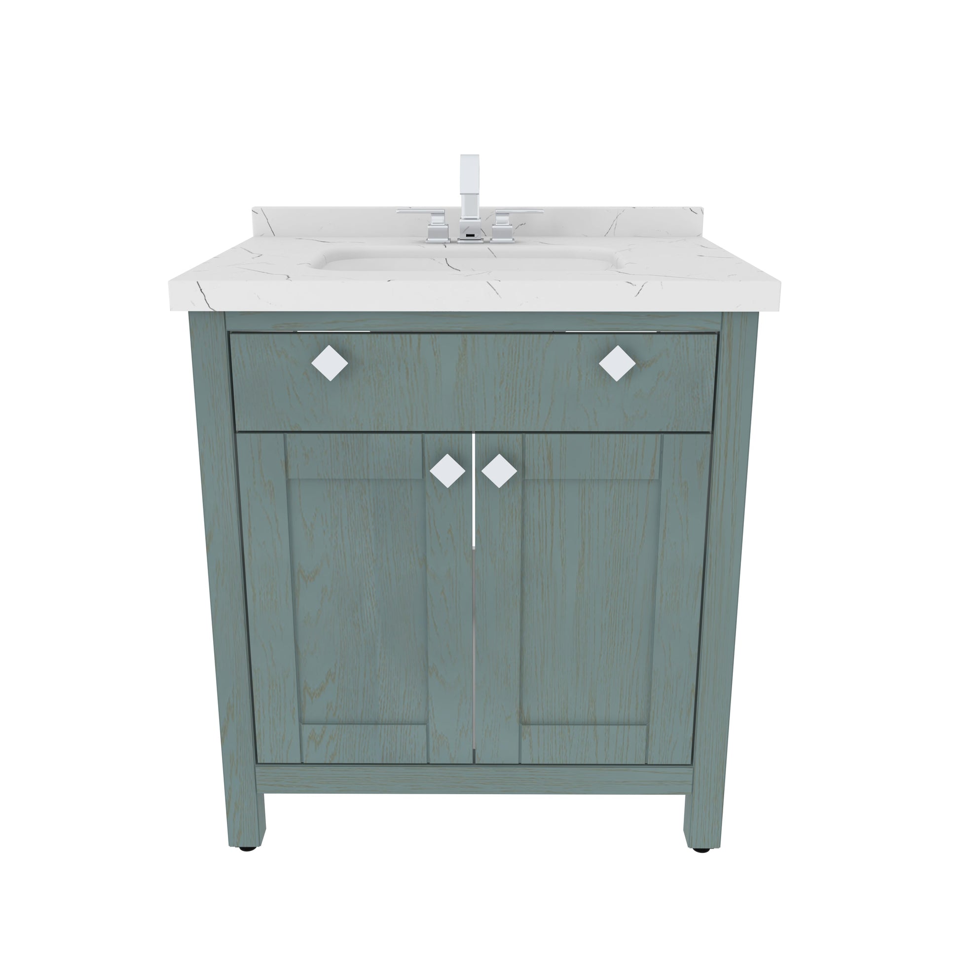 Bathroom Vanity Kardelen Bathroom Vanity-BV31SG01 Sea Green 87 X 68 X 110 by DECOROTIKA | Souqify