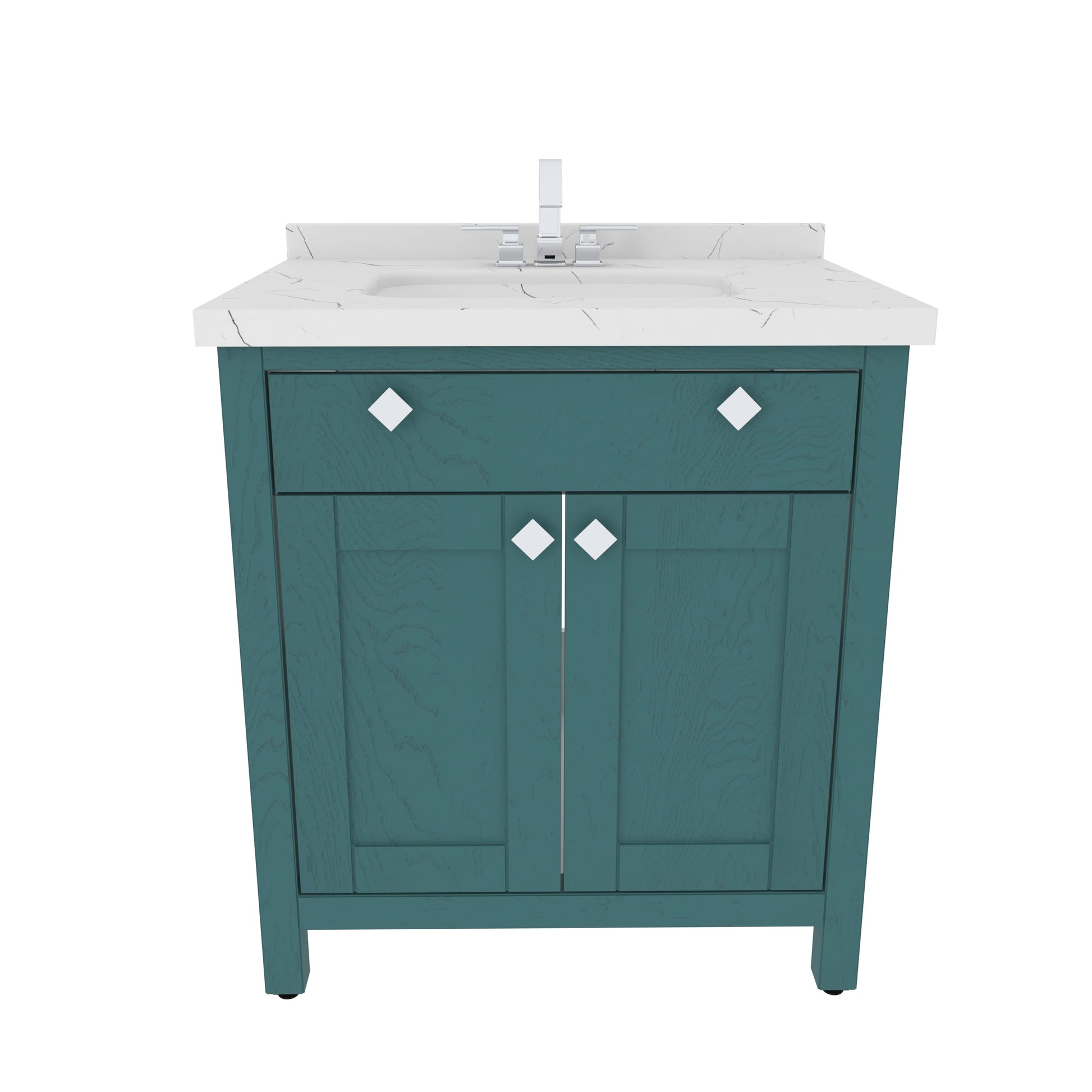 Bathroom Vanity Kardelen Bathroom Vanity-BV31TQ01 Turquoise 87 X 68 X 110 by DECOROTIKA | Souqify