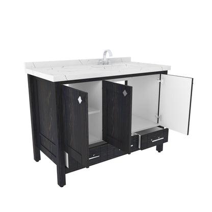 Bathroom Vanity Kardelen Bathroom Vanity-BV47DB01 Dark Blue 127 X 68 X 110 by DECOROTIKA | Souqify