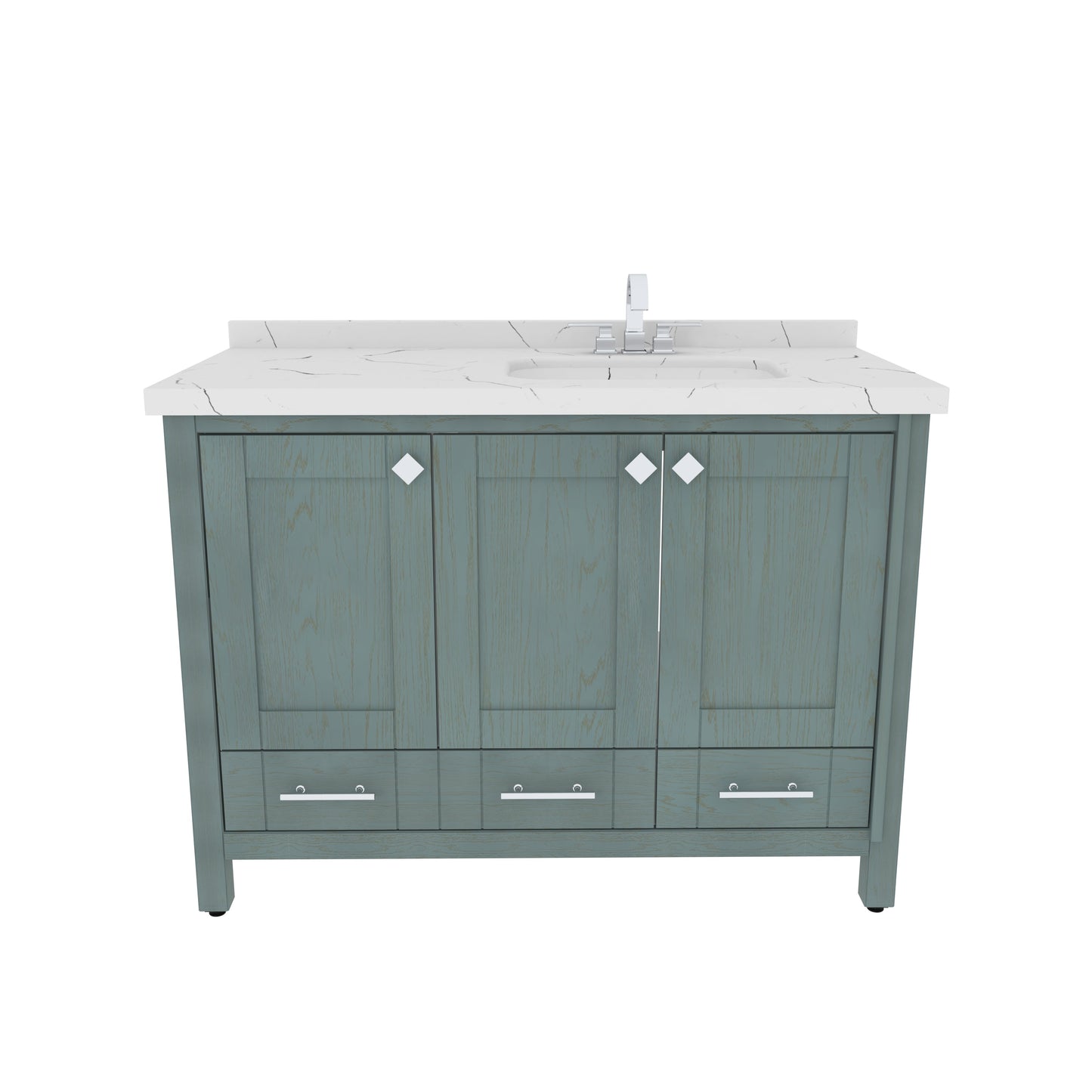 Bathroom Vanity Kardelen Bathroom Vanity-BV47SG01 Sea Green 127 X 68 X 110 by DECOROTIKA | Souqify