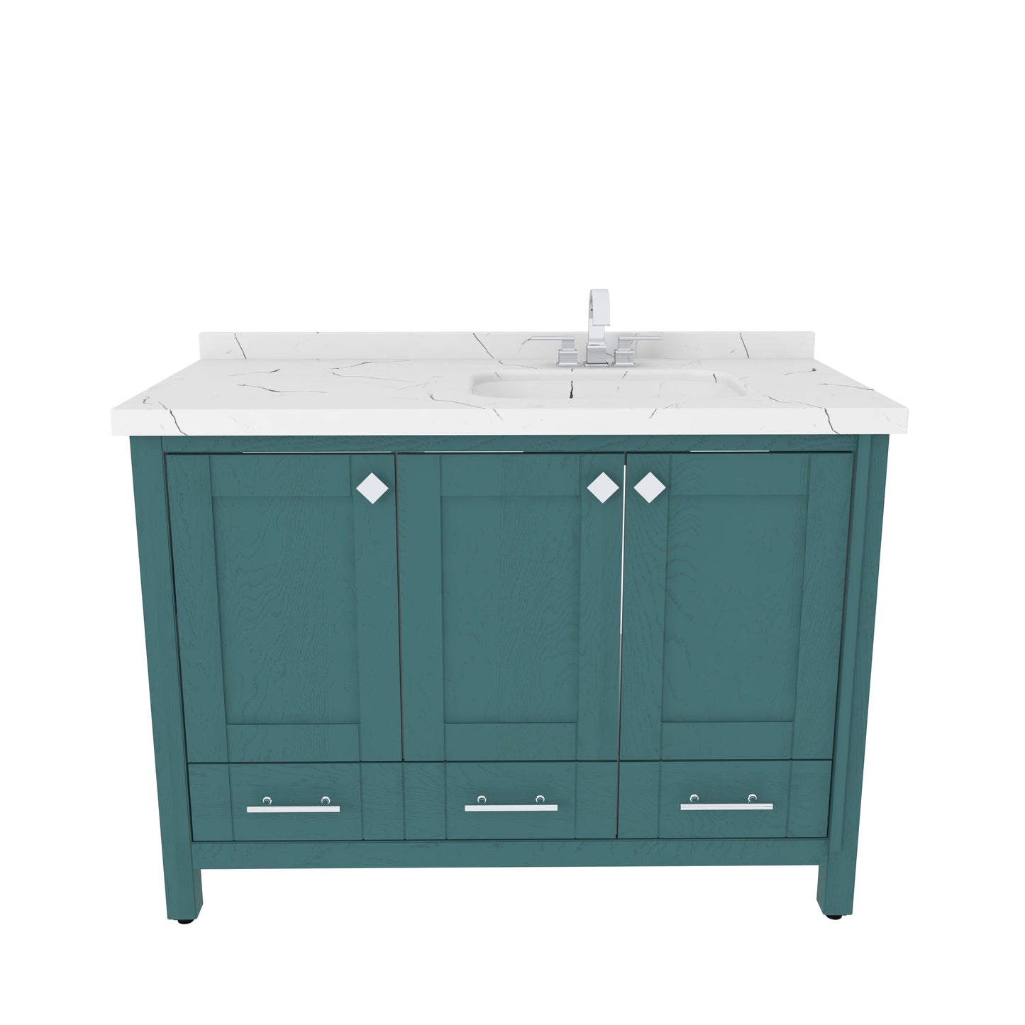 Bathroom Vanity Kardelen Bathroom Vanity-BV47TQ01 Turquoise 127 X 68 X 110 by DECOROTIKA | Souqify