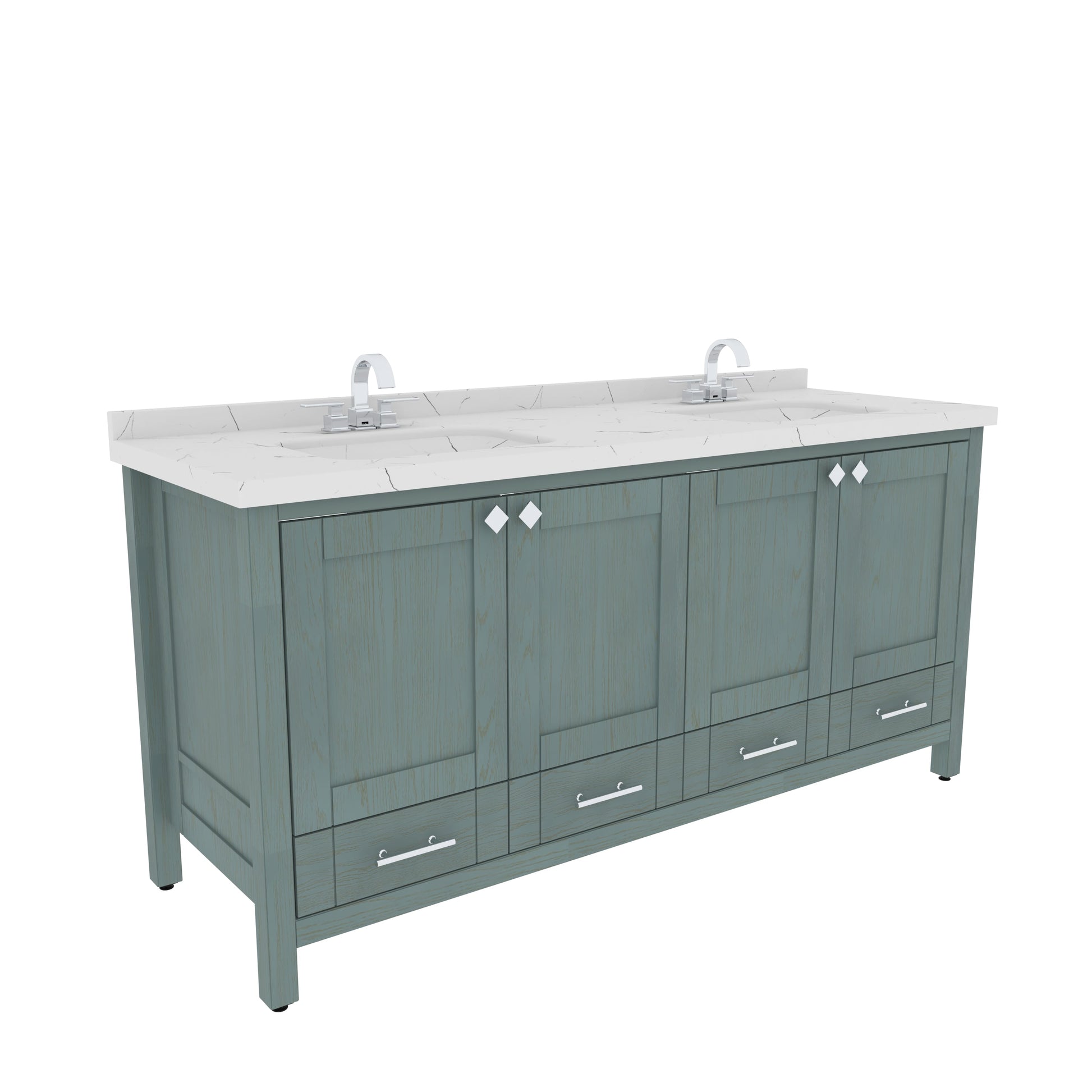 Bathroom Vanity Kardelen Bathroom Vanity-BV71SG01 Sea Green 187 X 68 X 110 by DECOROTIKA | Souqify