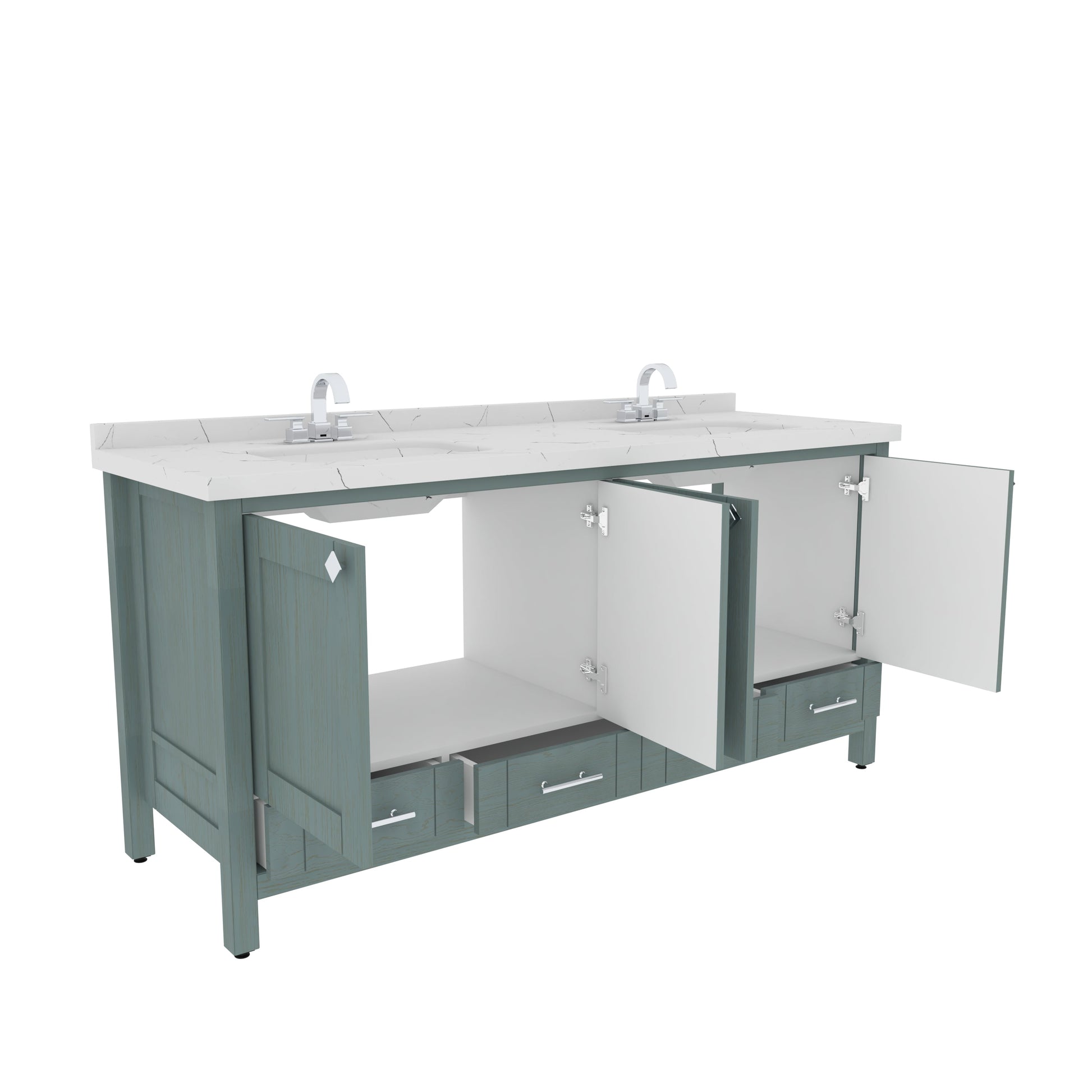 Bathroom Vanity Kardelen Bathroom Vanity-BV71SG01 Sea Green 187 X 68 X 110 by DECOROTIKA | Souqify
