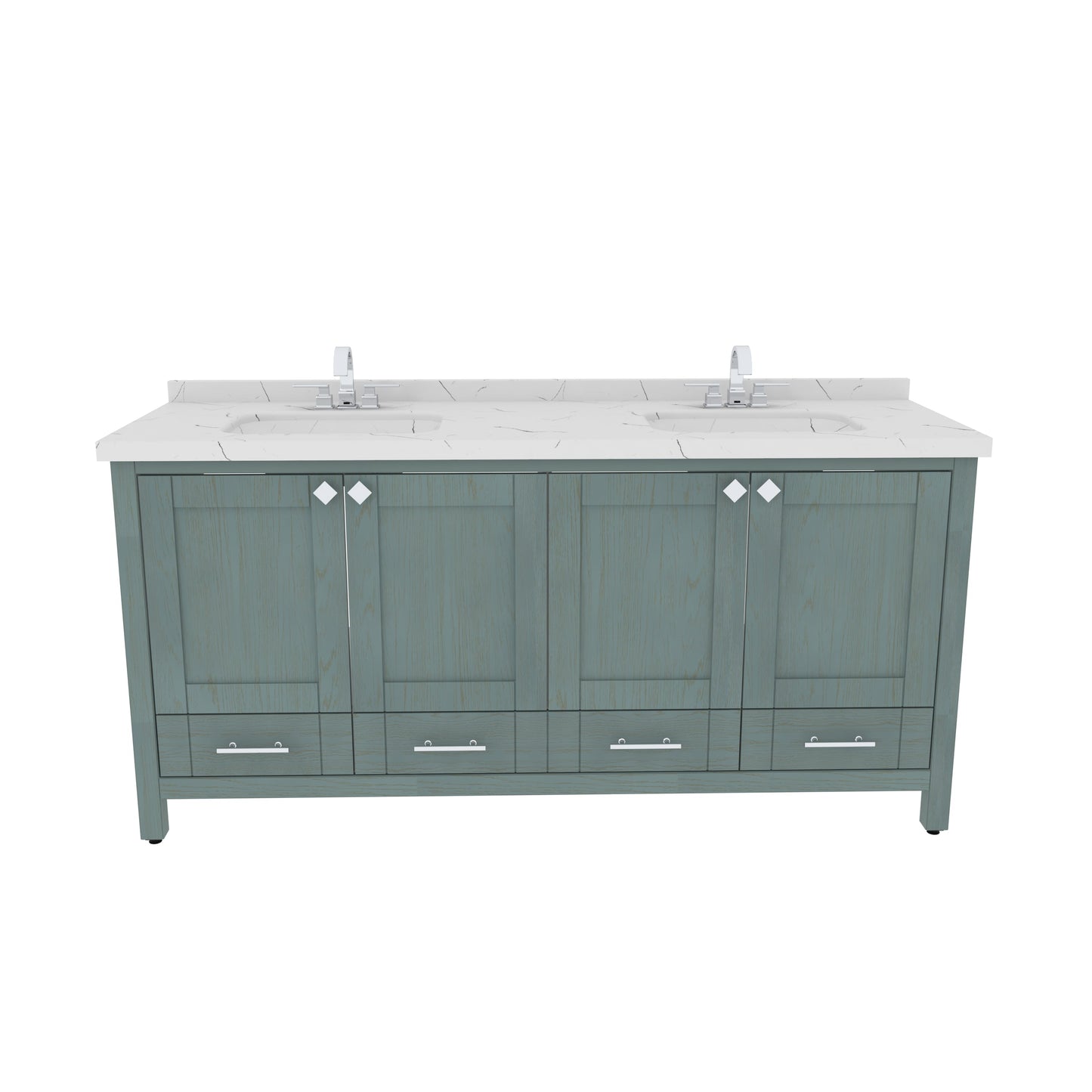 Bathroom Vanity Kardelen Bathroom Vanity-BV71SG01 Sea Green 187 X 68 X 110 by DECOROTIKA | Souqify