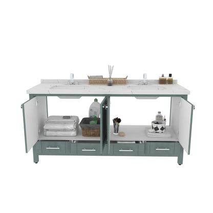 Bathroom Vanity Kardelen Bathroom Vanity-BV71SG01 Sea Green 187 X 68 X 110 by DECOROTIKA | Souqify