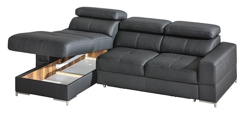 BELGRAD Modern Corner Sofa Bed | 3020mm X 1840mm | Plenty leathers & fabrics to choose! by EWOODS | Souqify