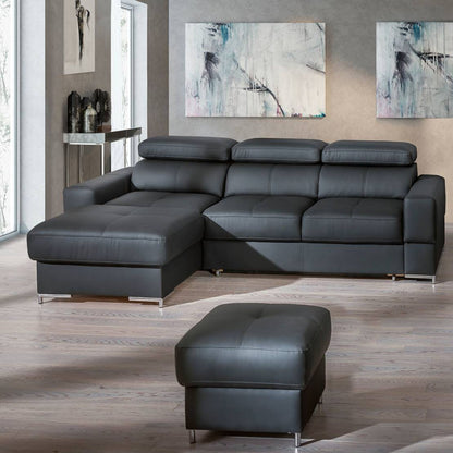 BELGRAD Modern Corner Sofa Bed | 3020mm X 1840mm | Plenty leathers & fabrics to choose! by EWOODS | Souqify