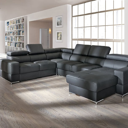 BELGRAD U-Shape Modern Corner Sofa Bed | 3860mm X 2130mm | Many upholstery materials! by EWOODS | Souqify